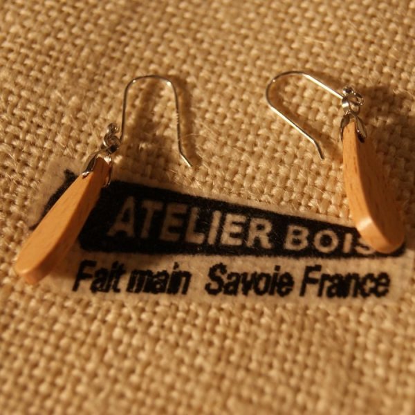 b&oslash;getr&aelig; &oslash;reringe etiske tr&aelig;smykker, natur smykker, h&aring;ndlavede