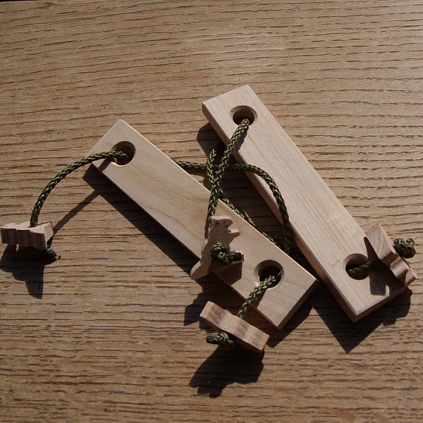 Puslespil med murmeldyr Tr&aelig; og snor