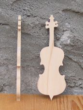 Cello figur 9cm lg 3mm tyk