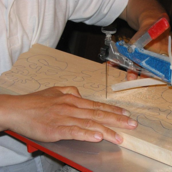 Tr&aelig;puslespil skildpadde 3 dele Massivt tr&aelig;, h&aring;ndlavet