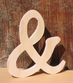 og 10 cm, ampersand af træ til at holde fast