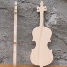 Cello figur 9cm lg 3mm tyk