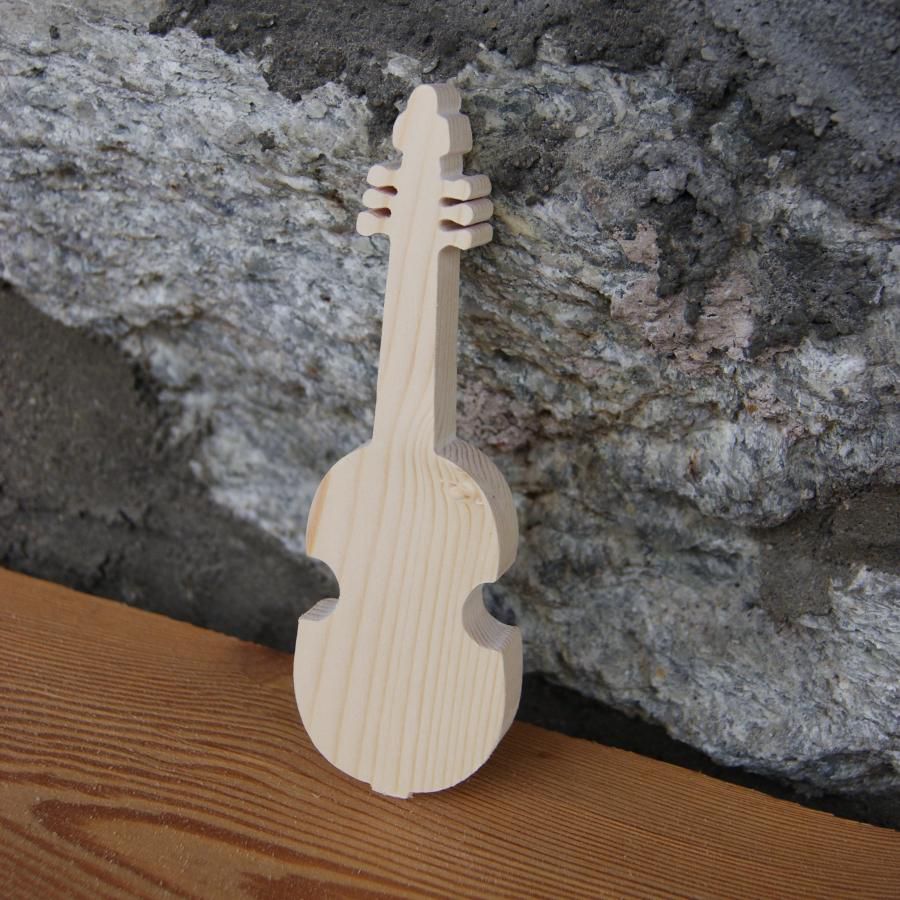 træ viola da gamba ht15cm